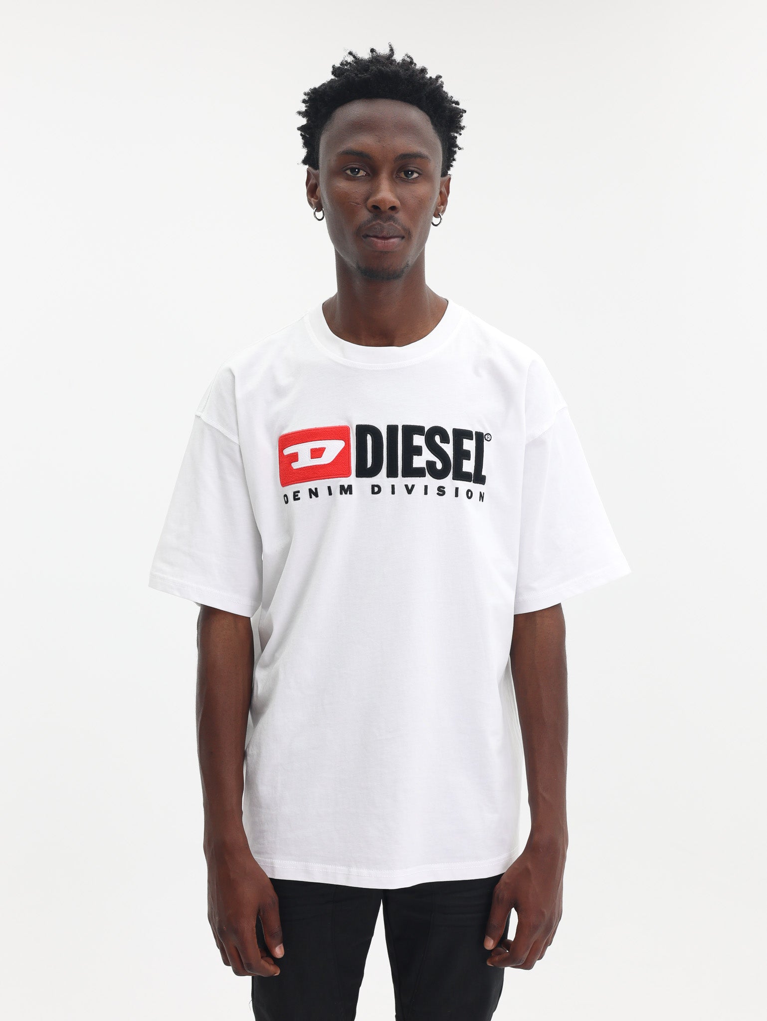Diesel T-Shirt T-Boxt Div Relaxed White